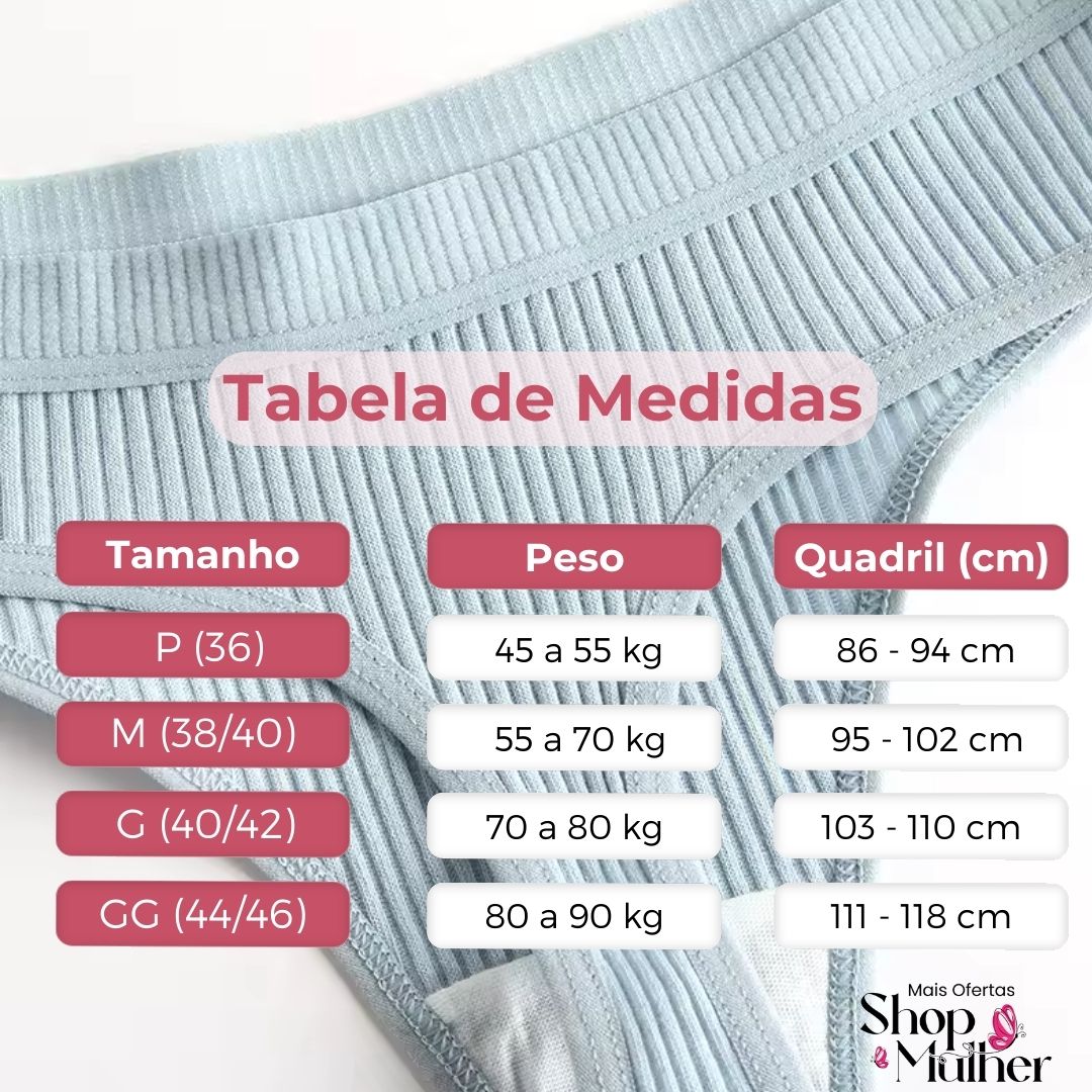 [PROMO EXCLUSIVA MÊS DOS NAMORADOS] 5 CottonConfort + 3 CottonLace