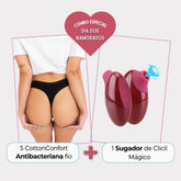[PROMO EXCLUSIVA MÊS DOS NAMORADOS] 5 CottonConfort + Sugador de Clicli Recarregável