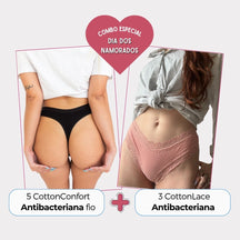 [PROMO EXCLUSIVA MÊS DOS NAMORADOS] 5 CottonConfort + 3 CottonLace